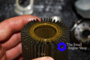 You can clearly see the epoxy holding the paper filter element together.